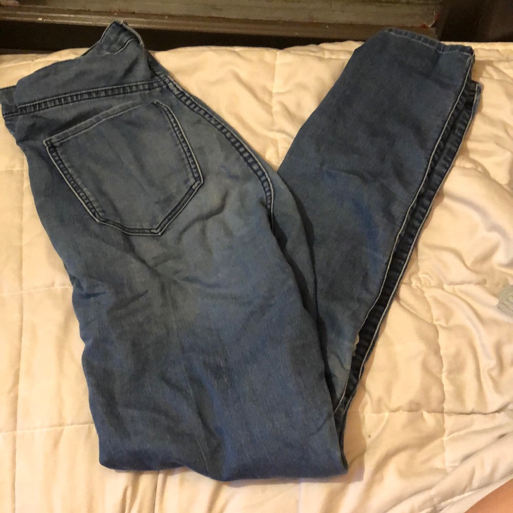 Ripped knee high waist H&M jeggings
